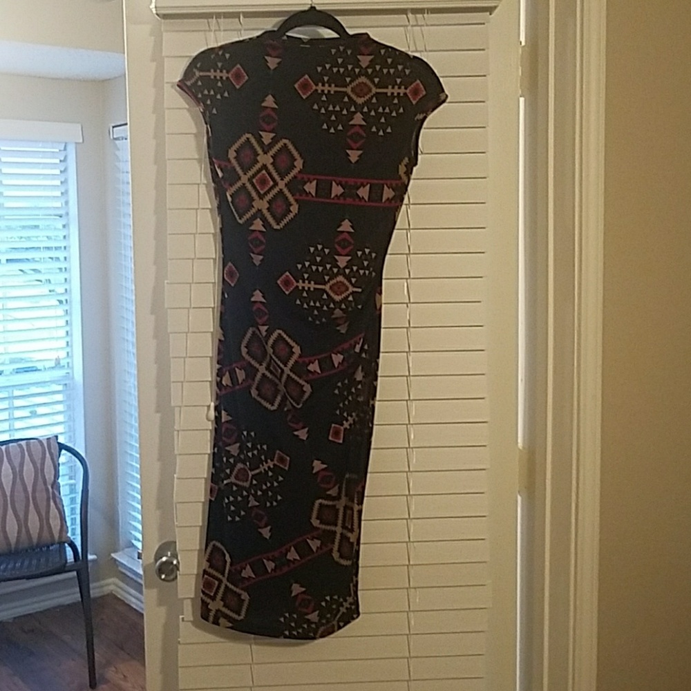 Body hugging Tribal print dress